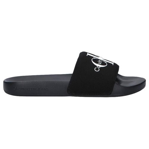 CALVIN KLEIN flipflop damske šľapky Monogram black bds