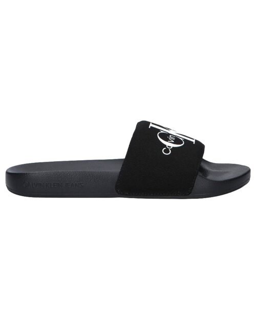 CALVIN KLEIN flipflop damske šľapky Monogram black bds