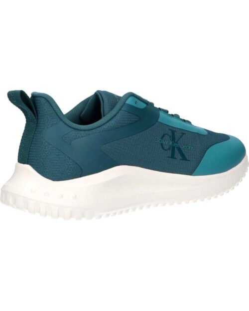 CALVIN KLEIN YM0YM00968 EVA RUNNER LOW LACE 0G2 DEEP TEAL CREAMY WHITE panske sneakers 2