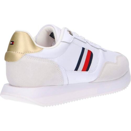 TOMMY HILFIGER DAMSKE TENISKY GLOBAL STRIPES LIFESTYLE YBS WHITE 10 damske tenisky TOMMY HILFIGER FW0FW07584 GLOBAL STRIPES LIFESTYLE YBS WHITE 2