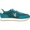 CALVIN KLEIN jeans panske sneakers RETRO RUNNER BAYOU BLUE WHITE