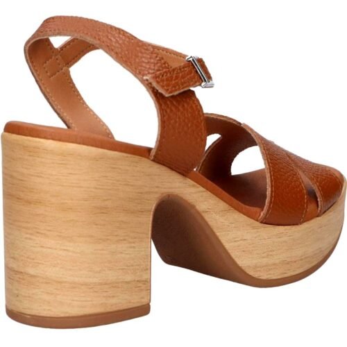 OH MY SANDALS doya sandale drevaky brown 2
