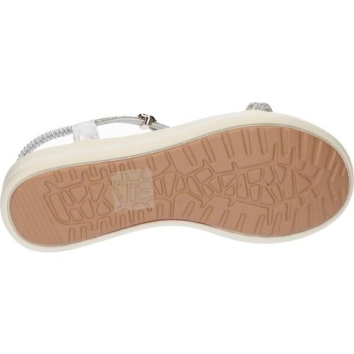 SANDALS EXE BZX33170 002 STRASS SILVER damske sandale platforma 5