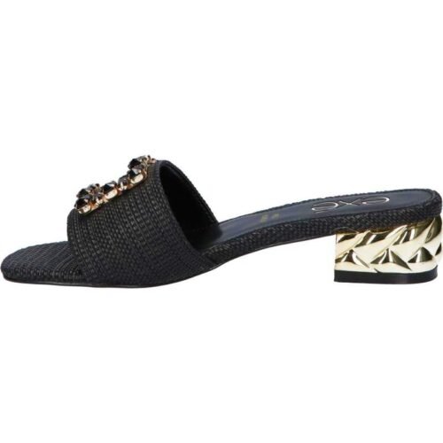 SANDALS EXE KATY 257 RAFFIA BLACK sandale 1