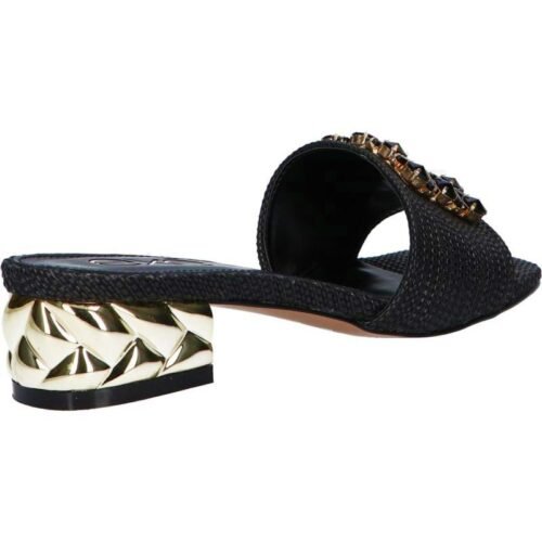 SANDALS EXE KATY 257 RAFFIA BLACK sandale 2