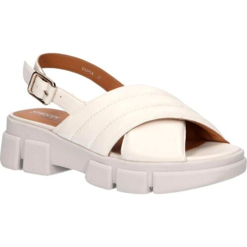 WOMAN SANDALS GEOX D35PSA 00085 D LISBONA C1002 OFF WHITE damske sandale