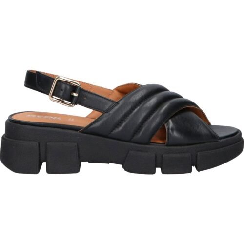 GEOX dámske nizke sandále LISBONA black
