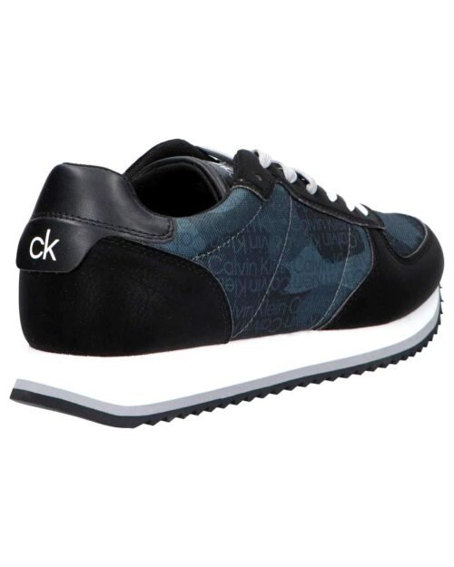 CALVIN KLEIN panske sneakers HM0HM00316 LOW TOP BLACK CAMO - Image 4
