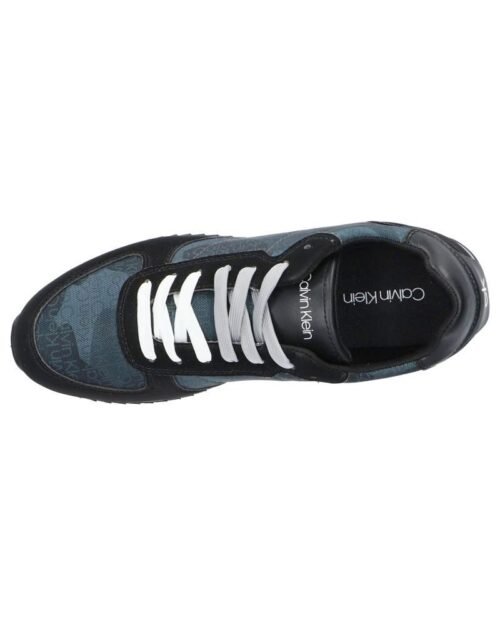 CALVIN KLEIN panske sneakers HM0HM00316 LOW TOP BLACK CAMO - Image 5