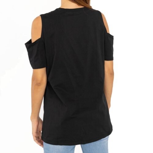 t shirt strass45 black Tricko s kamienkovou potlacou lolo z20478