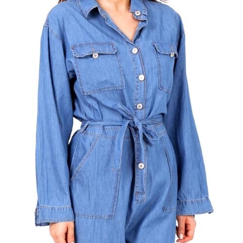denim jumpsuit overal riflovy