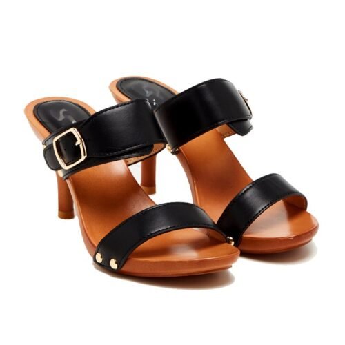 Damske sandále slapky drevaky heel pumps