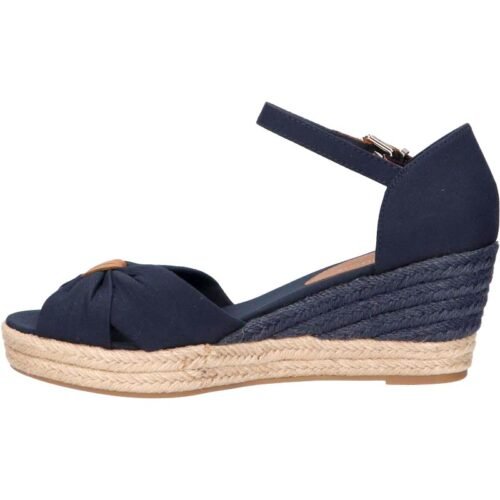 WOMAN SANDALS TOMMY HILFIGER FW0FW04785 OPEN TOE MID WEDGE DW5 DESERT SKY 1