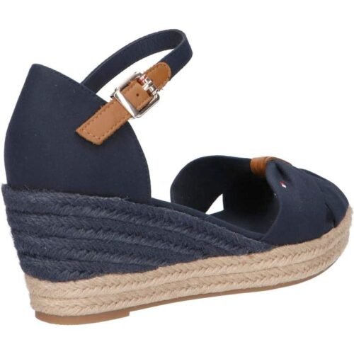 WOMAN SANDALS TOMMY HILFIGER FW0FW04785 OPEN TOE MID WEDGE DW5 DESERT SKY 2