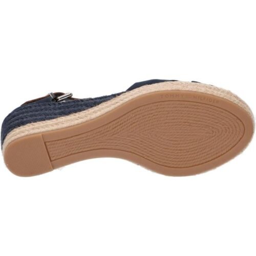 WOMAN SANDALS TOMMY HILFIGER FW0FW04785 OPEN TOE MID WEDGE DW5 DESERT SKY 4