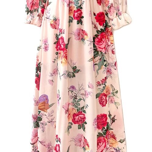 printed dress long sleeves 8990 maxi kvetinove saty flover 1