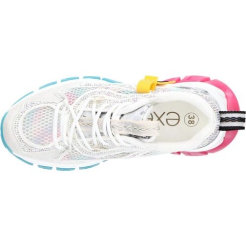 WOMAN TRAINERS EXE 23EX08 2 PU WHITE damske luxusne tenisky strass 4