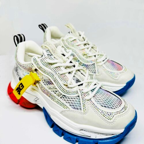 WOMAN TRAINERS EXE 23EX08 2 PU WHITE damske luxusne tenisky strass 6