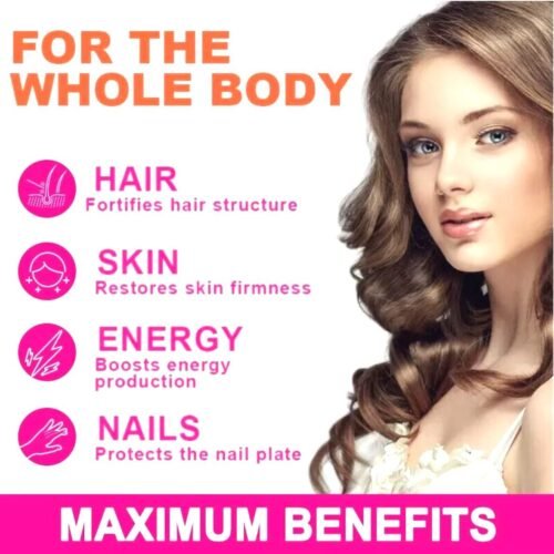 Premium Bovine Collagen Capsules 3000mg Skin Hair Nails Bones - Image 3