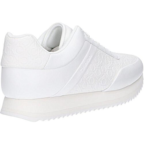 WOMAN TRAINERS CALVIN KLEIN HW0HW02215 RUNNER LACE YBR WHITE 2