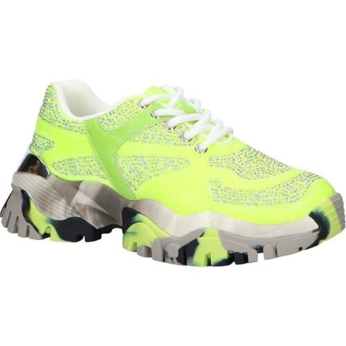 EXE Dámske luxusne tenisky kamienkove Woman Trainers STRASS GREEN
