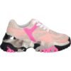 EXE Dámske luxusne tenisky kamienkove Trainers STRASS PINK