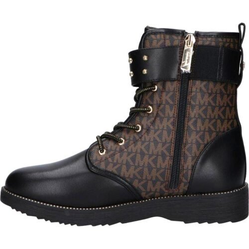 Woman and girl boots MICHAEL KORS MK100794 HASKELL STUD BLACK BROWN cizmy 2