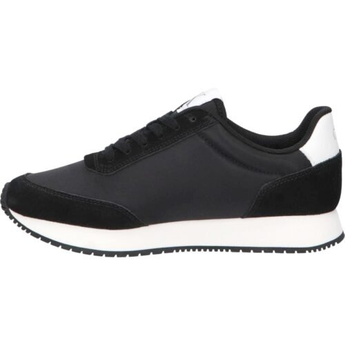 Woman Trainers CALVIN KLEIN YW0YW01615 RUNNER LACEUP 0GM BLACK BRIGHT WHITE 1