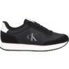 Woman Trainers CALVIN KLEIN YW0YW01615 RUNNER LACEUP 0GM BLACK-BRIGHT WHITE