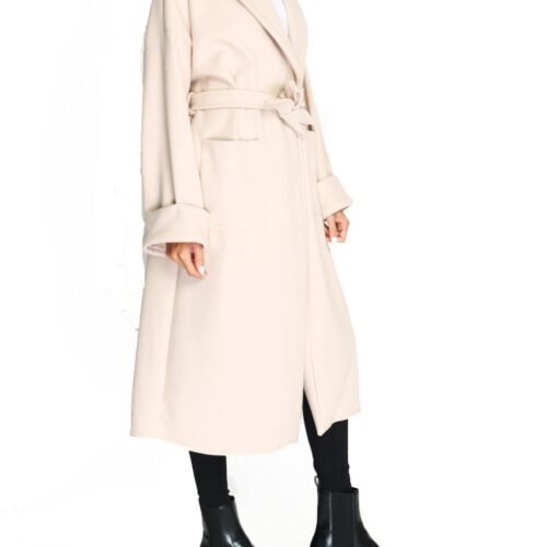 volny prechodny kabat ornell m24010 dlhy coat plain 1