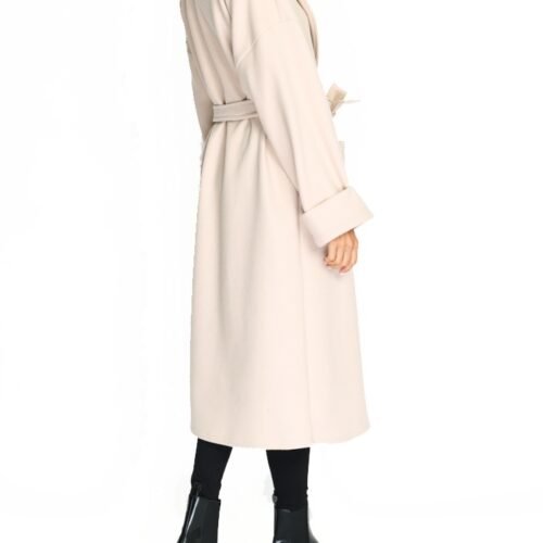 volny prechodny kabat ornell m24010 dlhy coat plain 2