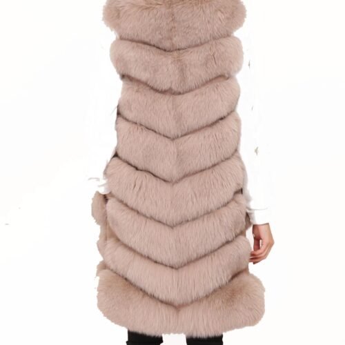 GIOVANNI PARIS maggie vest fox fur liska vesta 1