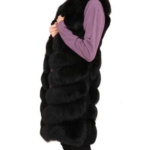 GIOVANNI PARIS maggie vest fox fur liska vesta 5