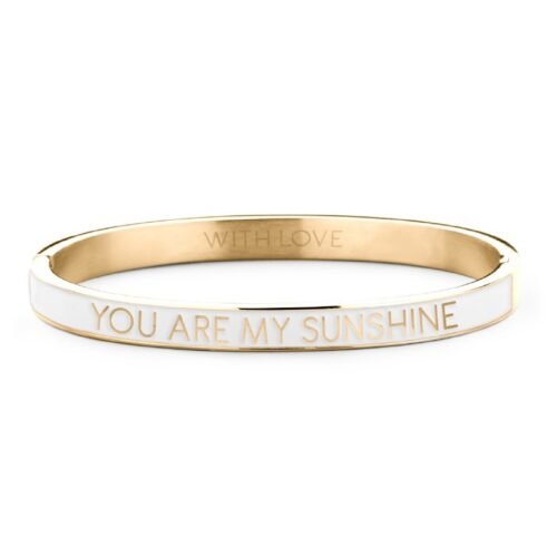 OCEL Náramok Key Moments biely YOU ARE MY SUNSHINE