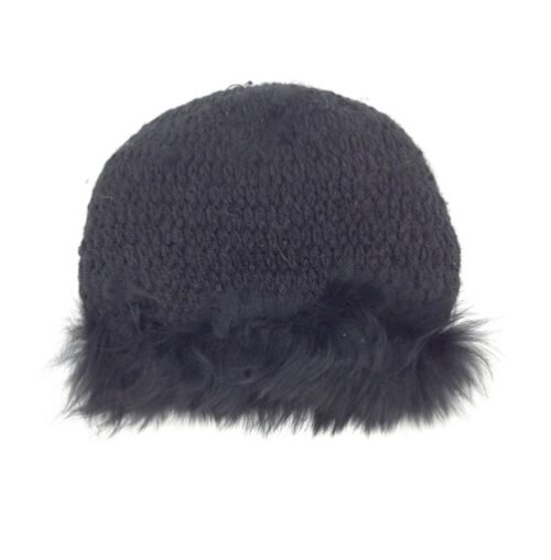 FOX líška ciapka fur eskimo hat with knit lining