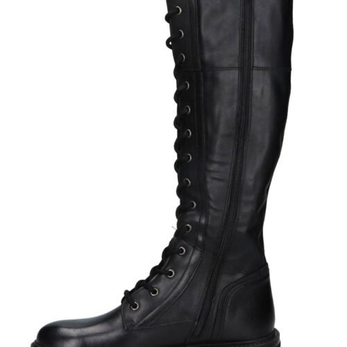 Woman boots GEOX D16HRG 05443 D IRIDEA C9999 BLACK cizmy snurovacie 1