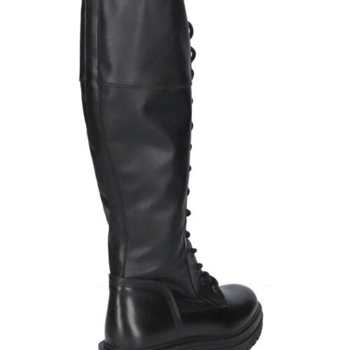 Woman boots GEOX D16HRG 05443 D IRIDEA C9999 BLACK cizmy snurovacie 2