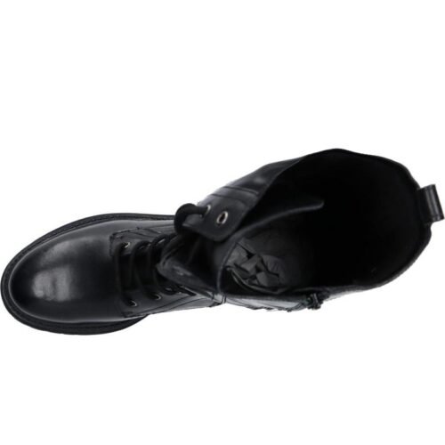Woman boots GEOX D16HRG 05443 D IRIDEA C9999 BLACK cizmy snurovacie 3