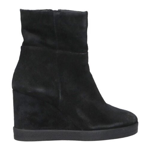 GEOX dámske Čižmy klinove mid boots ELIDEA BLACK