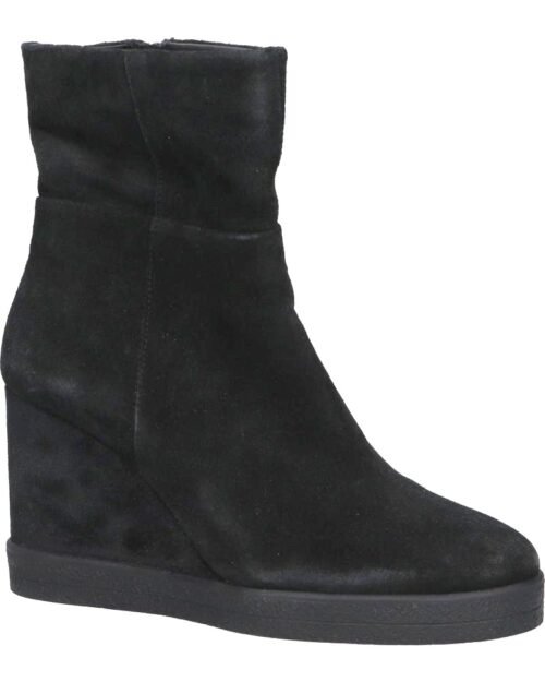 GEOX dámske Čižmy klinove mid boots ELIDEA BLACK