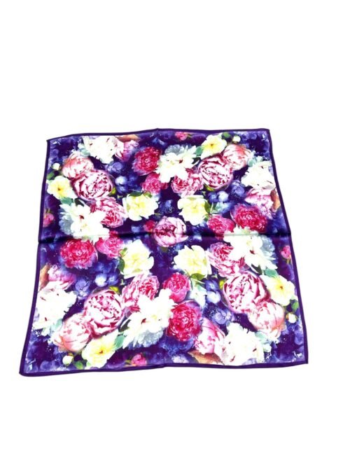Dámska hodvabna šatka hodváb silk 166 kvetinova