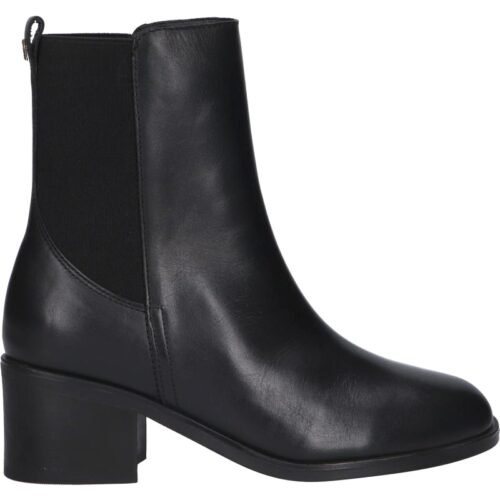 TOMMY HILFIGER Členkové nazuvacie čižmy kozene BLACK