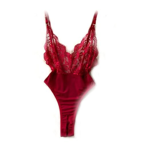 Dámsky top body cipkovane sexi spodne pradlo