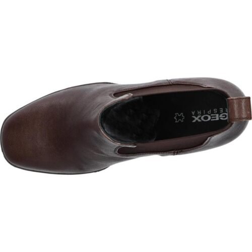 Woman boots GEOX D36VLE 0LMNH D TEULADA C6006 DK BROWN clenkove topanky 3