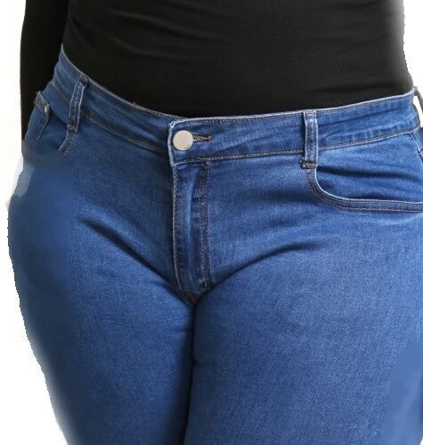 Dámske rifle super size blue jeans rovne straigt