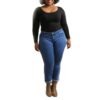 Dámske rifle super size blue jeans rovne straigt