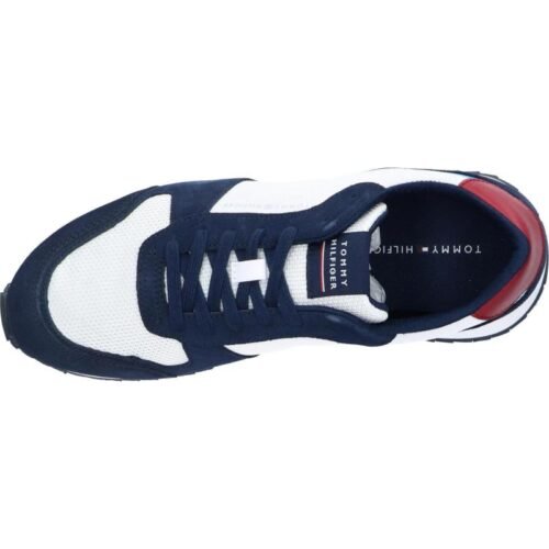 Man Trainers TOMMY HILFIGER FM0FM04478 RUNNER EVO MIX 0GY RWB panske tenisky 3