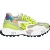 EXE Dámske luxusne farebne tenisky SNEAKERS D190608 WHITE GREEN