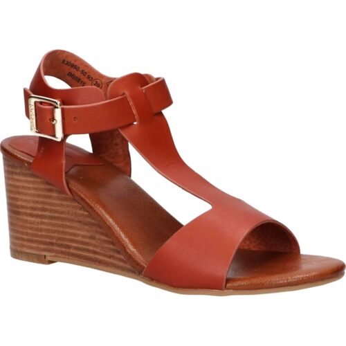 Woman Sandals KICKERS 930950 50 KICK VOLAGE BURNISH 93 MARRON klinove sandale