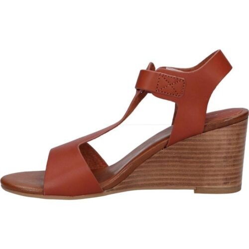 KICKERS damske klinove sandale kožené ALEXA camel marron
